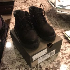 Toddler Black Timberlands